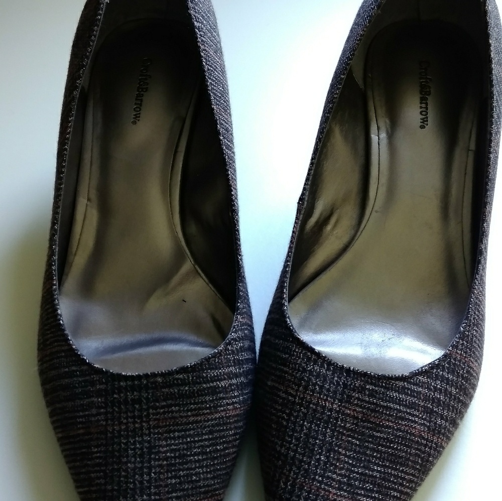 Croft & Barrow Tweed kitten heel pumps